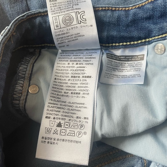 Levi’s 711 Skinny Jeans Size 29 - Picture 7 of 8